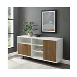 Desert Fields Tatum Modern A-Symmetrical 3-Door Sideboard