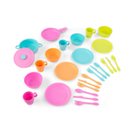 KidKraft Juego de utensilios de cocina brillantes de 27 piezas