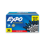 36-Count EXPO Low Odor Dry Erase Markers, Fine Tip