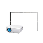 Home Theater Projector with Bonus 100" Fold up Projector Screen