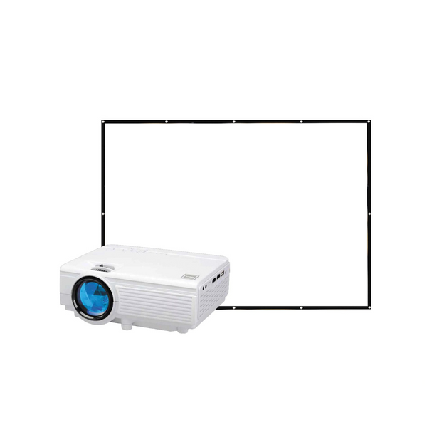 Home Theater Projector with Bonus 100" Fold up Projector Screen