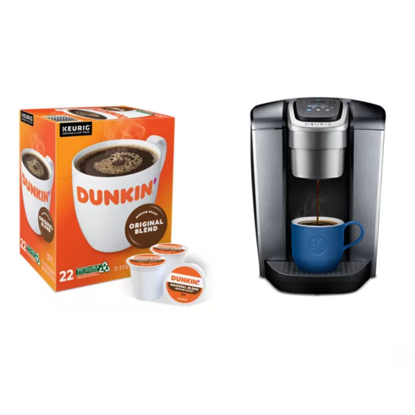 Cafetera monodosis K-Elite y 44 tazas Dunkin K