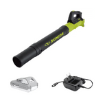 Sun Joe 24V iON+ Cordless Turbine Jet Leaf Blower Kit w/ 2.0Ah Battery & Charger