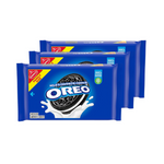 3 Family Sized Packs of Oreo Chocolate Sandwich Cookie