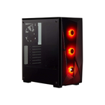 Corsair Carbide Series SPEC-DELTA RGB Mid-Tower ATX Gaming Case, Tempered Glass, 3xRGB Fans
