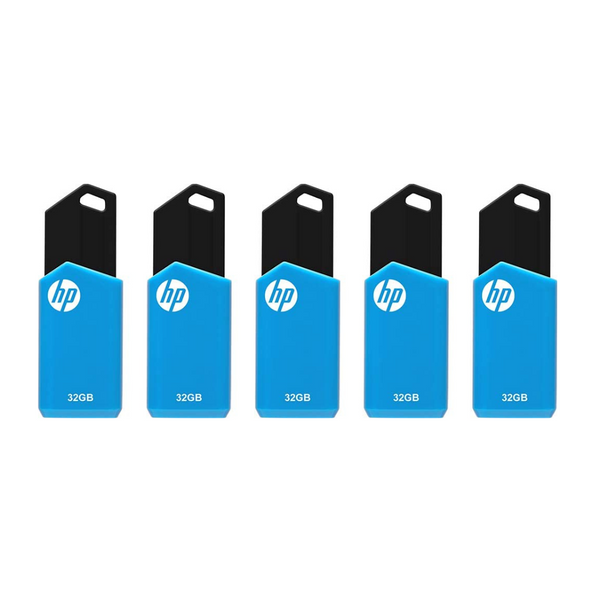 5 Pack Of HP 32GB USB 2.0 Flash Drives