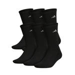 6 pares de calcetines deportivos acolchados adidas para hombre (2 colores)