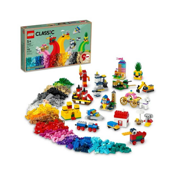 Set de construcción LEGO Classic 90 años de juego de 1100 piezas