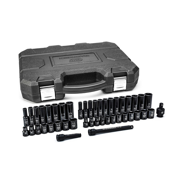 44-Piece GearWrench SAE/Metric 3/8" Drive Impact Socket Set
