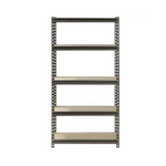 Muscle Rack Estantes independientes de acero con 5 estantes, 30 pulgadas de ancho x 12 pulgadas de profundidad x 60 pulgadas de alto, plateado