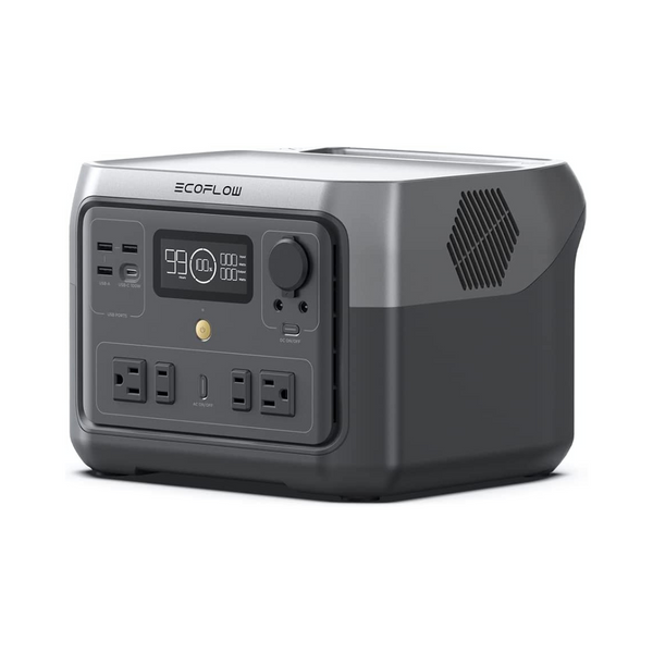 EcoFlow RIVER 2 Max Portable Power Station + 110W Portable Solar Panel