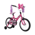 Bicicleta para niña Huffy Disney Minnie con ruedas de entrenamiento