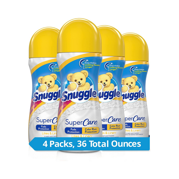 Paquete de 4 potenciadores de aroma para lavado Snuggle SuperCare