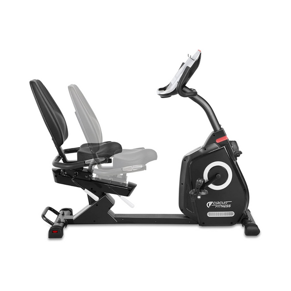 Bicicleta estática magnética reclinada Circuit Fitness