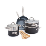 GreenPan Lima Hard Anodized Healthy Ceramic Nonstick 12 Piece Cookware Set