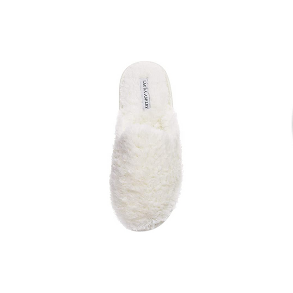 Pantuflas de piel de conejo sintética para mujer Laura Ashley (20 colores)