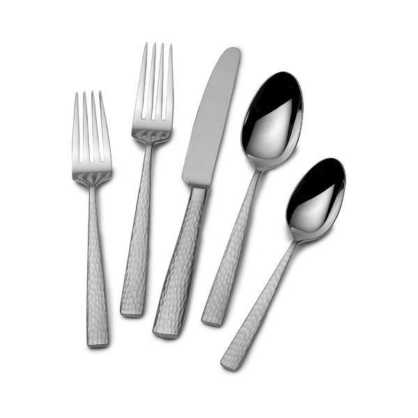 Mikasa Oliver Juego de cubiertos de acero inoxidable 18/10 de 65 piezas, servicio para 12