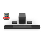 Barra de sonido premium Vizio M512A-H6 de 5.1.2 canales con subwoofer inalámbrico