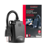 Enbrighten Zigbee Outdoor Smart AC Switch Plug-In w/ Mounting Bracket