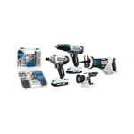 HART 20-Volt Cordless 4-Tool Combo Kit with 200-Piece Accessory Kit