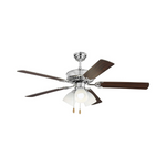 Monte Carlo Haven Ventilador de techo de 52 ″ con 3 luces LED