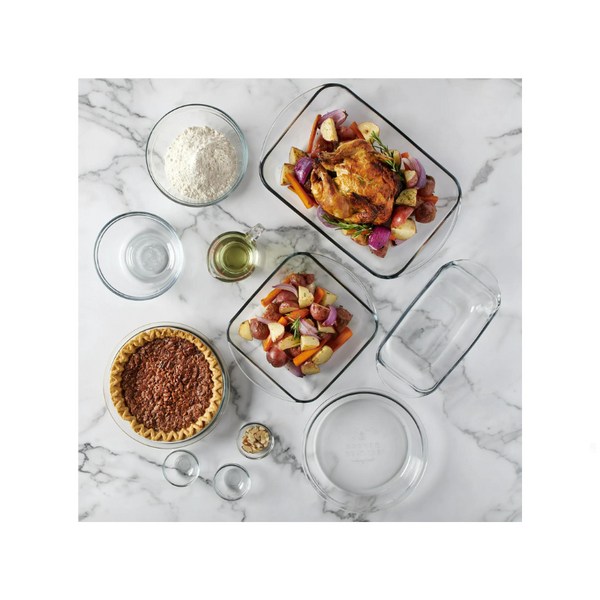 Anchor Hocking Glass 11 Piece Bakeware Set