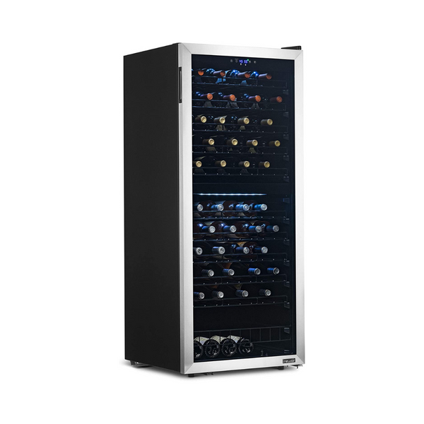 Refrigerador para vinos grande NewAir con capacidad para 98 botellas