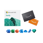 Microsoft 365 Family 12-Month Subscription For 6 Users With 1TB Of OneDrive Storage And A $50 Amazon Gift Card