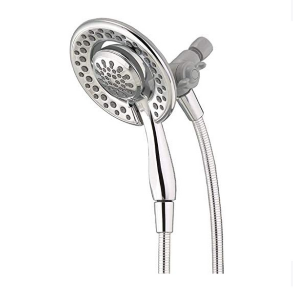 Delta Faucet 4-Spray 2-in-1 Dual Shower Head with Handheld