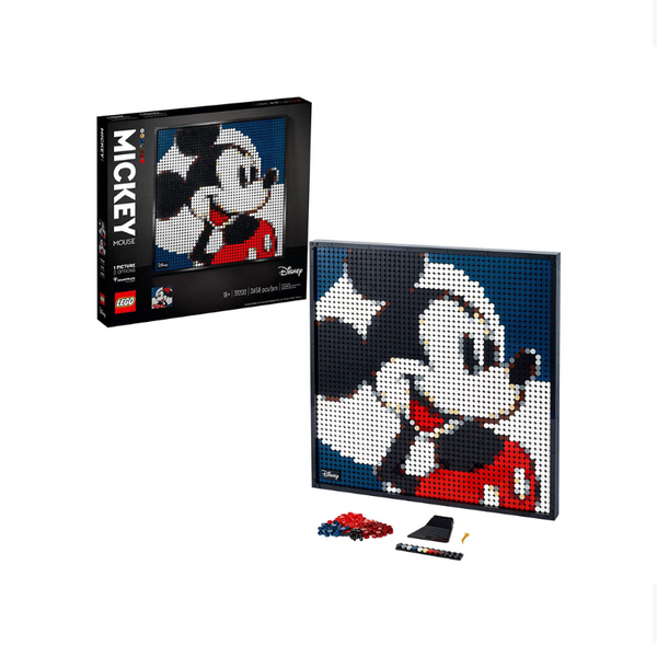 Kit de construcción LEGO Art Disney de Mickey Mouse de 2658 piezas
