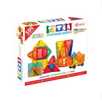 Juego de construcción de azulejos magnéticos de aprendizaje de 100 piezas