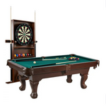Mesa de billar con patas de garra y bola Barrington de 90 ″