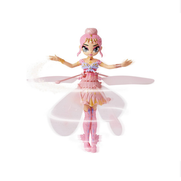 Hatchimals Crystal Flyers Duendecillo volador mágico rosa