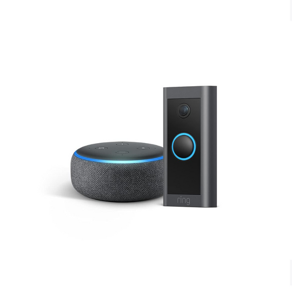 Ring Video Doorbell Wired With FREE Echo Dot