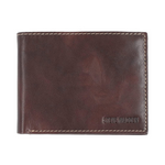 Steve Madden Men's Leather RFID Wallet Extra Capacity Attached Flip Pocket