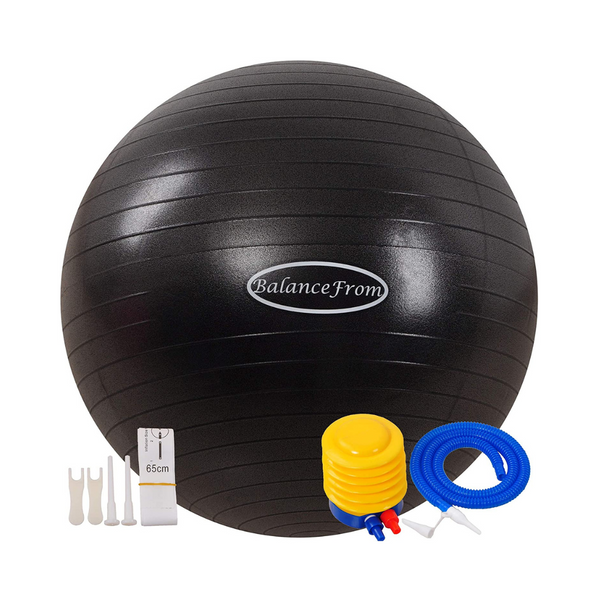 BalanceFrom Exercise Ball with Quick Pump, 2,000-Pound Capacity