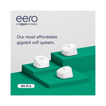 eero 6+ mesh Wi-Fi system, Coverage up to 4,500 sq. ft