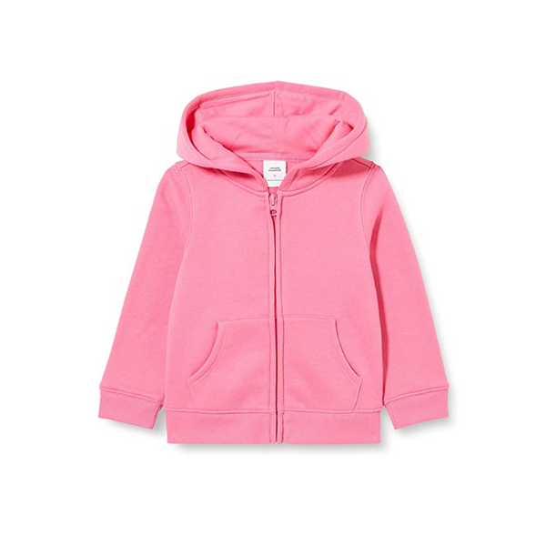 Amazon Essentials Sudadera con capucha y cremallera de forro polar para niñas y niños pequeños (14 colores)