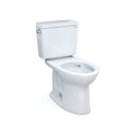 TOTO Drake 2-Piece Elongated 1.6 GPF Universal Height Tornado Flush Toilet