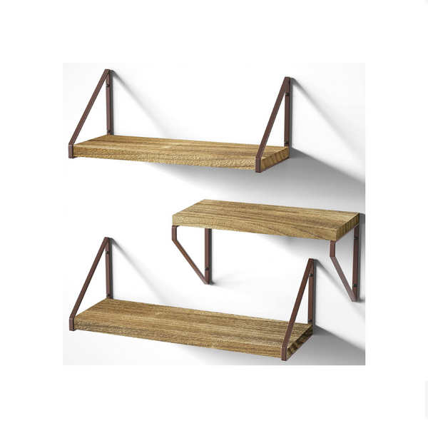 Set of 3 Wall Mounted Floating Shelves