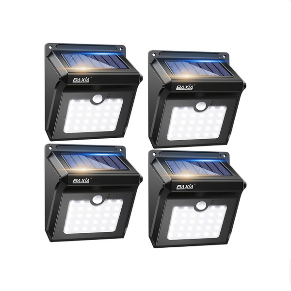 Pack of 4 Solar Outdoor Lights