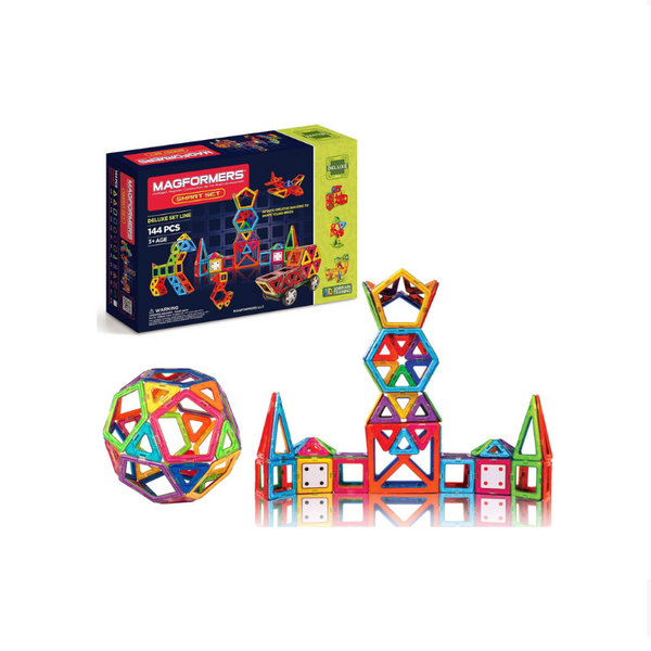 144 Piece Magformers Deluxe Building Set