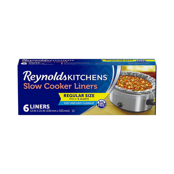 6 Reynolds Kitchens Slow Cooker Liners