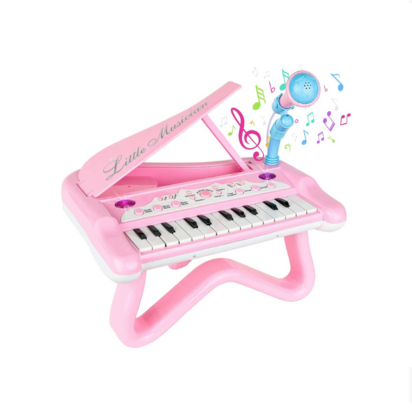 Educational Kids Piano with Built-in Microphone & Music Modes