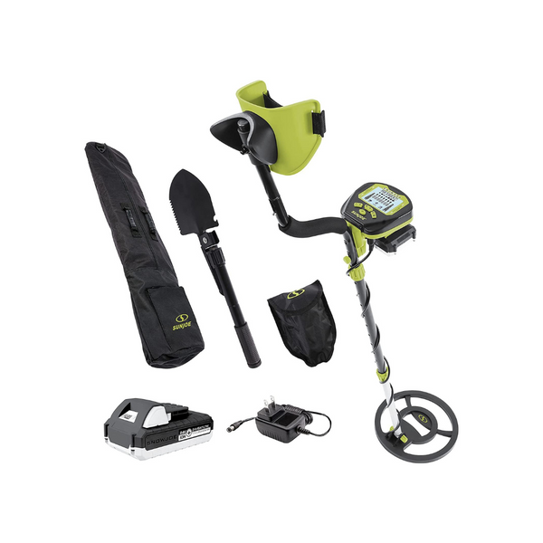 Sun Joe 24V iON+ 10" Cordless Metal Detector Kit w/ 1.3 Ah Battery & Charger