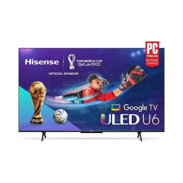 65" Hisense Class 65U6H Quantum ULED 4K UHD Smart Google TV (2022)