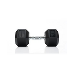 Tru Grit Fitness Rubber Hex Dumbbells: 20-Lb