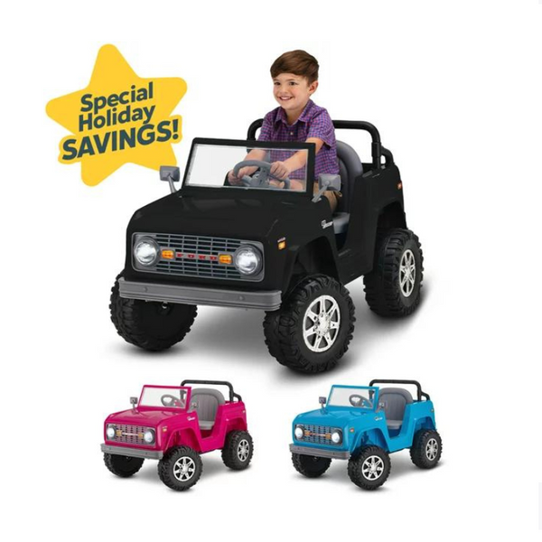 Classic Ford Bronco, 6-Volt Ride-On Toy