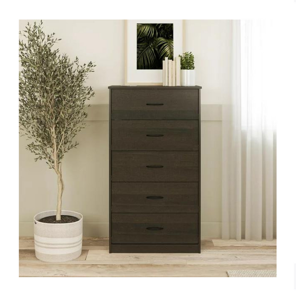 Mainstays Classic 5 Drawer Dresser (2 Colors)