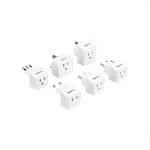 6 Pack World Travel Plug Adapter Set
